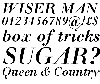 Monotype Walbaum Pro Medium Italic