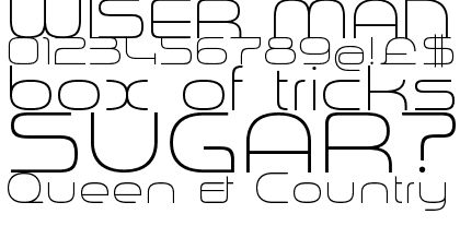 More Modern Light &amp; Ligatures