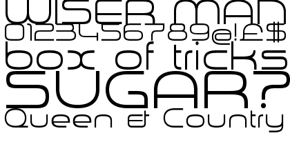 More Modern Medium &amp; Ligatures