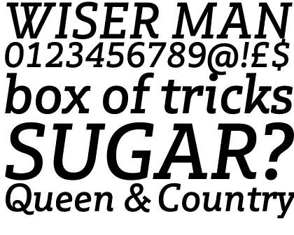 Multiple Slab Alt III Semi Bold Italic