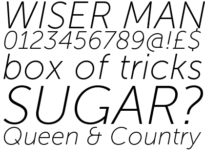 Museo Sans 100 Italic