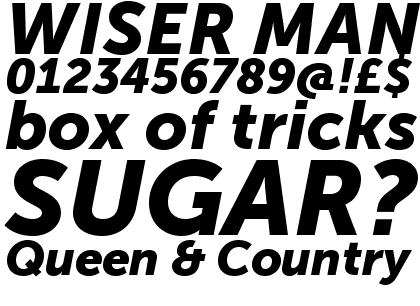 Museo Sans 900 Italic