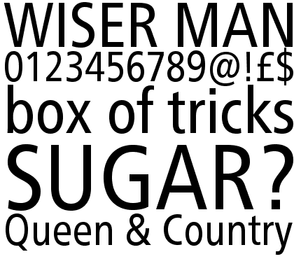 Neue Frutiger&reg; Pro Condensed Regular