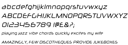 Neuropol X Condensed Italic