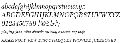 New Caledonia&trade; Italic