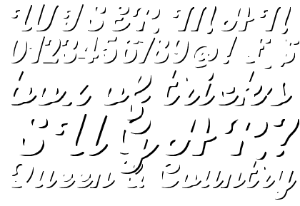 Nexa Rust Script H Shadow