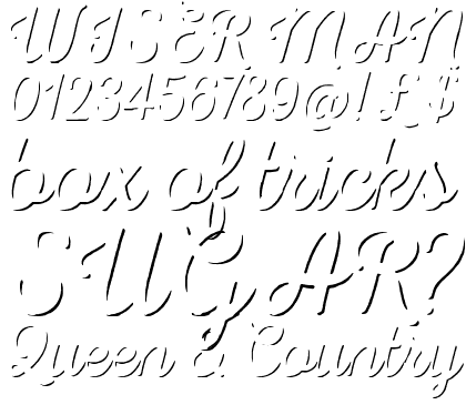 Nexa Rust Script T Shadow