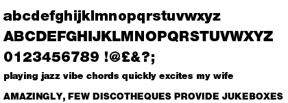 Nimbus Sans Novus Black