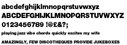 Nimbus Sans Novus Black (D)