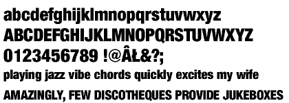 Nimbus Sans Novus CE Black Condensed (D)