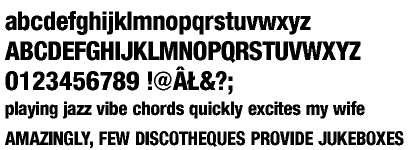 Nimbus Sans Novus CE Heavy Condensed (D)