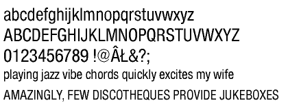 Nimbus Sans Novus CE Medium Condensed