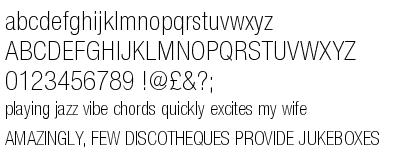 Nimbus Sans Novus Light Condensed