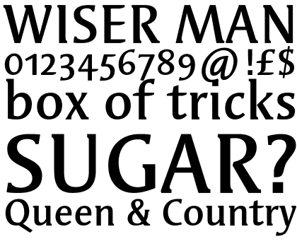 Oberon Serif Bold OsF