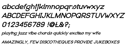 Organicon Bold Italic