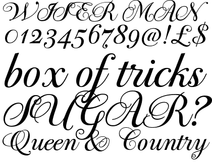 PF Bodoni Script Pro Regular