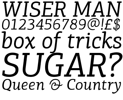 PF Centro Slab Pro Italic