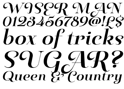 Pauline Didone Bold Italic