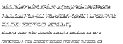 Rayzor Sharp Outline Italic