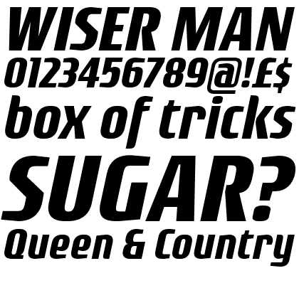 Rogue Sans Bold Italic