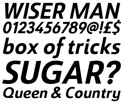 Savigny Bold Italic