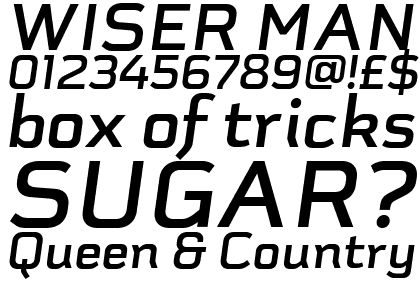 Schwager Sans Bold Italic