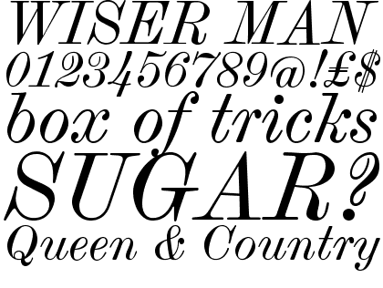 Scotch Modern Italic