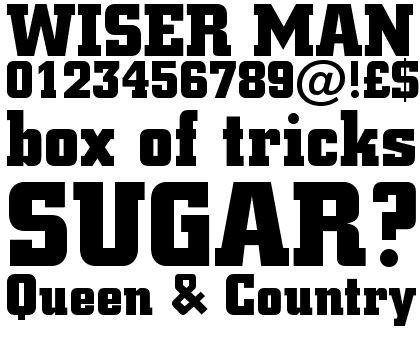 Square Slabserif 711 Bold