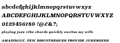 Superclarendon Bold Italic