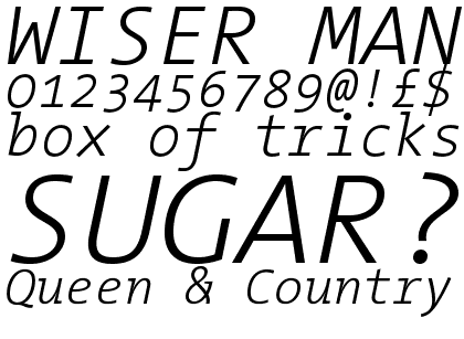 TheMix Mono Light Italic