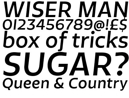 Tikal Sans Bold Italic