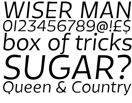 Tikal Sans Medium Italic