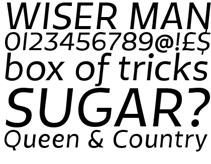 Tikal Sans Semibold Italic