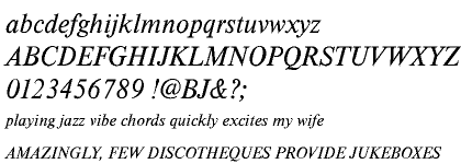 Timeless Cyrillic Light Italic