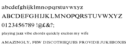 Times New Roman&reg; Small Text