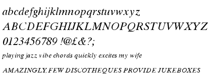 Times&trade; Ten Italic