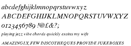 Times&trade; Ten Italic OsF