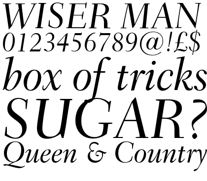 Transitional 551 Medium Italic