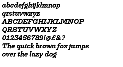 Trilogy Egyptian&trade; ExtraBold Italic