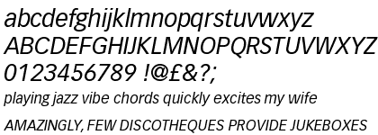 Vectora&trade; 56 Italic