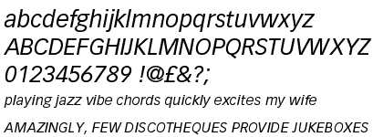 Vectora&trade; Std 56 Italic