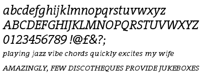 Vigor DT Italic