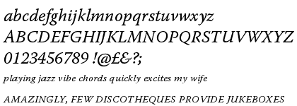 Warnock&trade; Pro Italic Caption