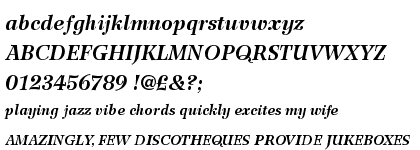 Wilke&trade; 76 Bold Italic