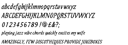 Zeitgeist Std Italic