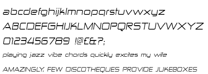 Zekton Extended Italic